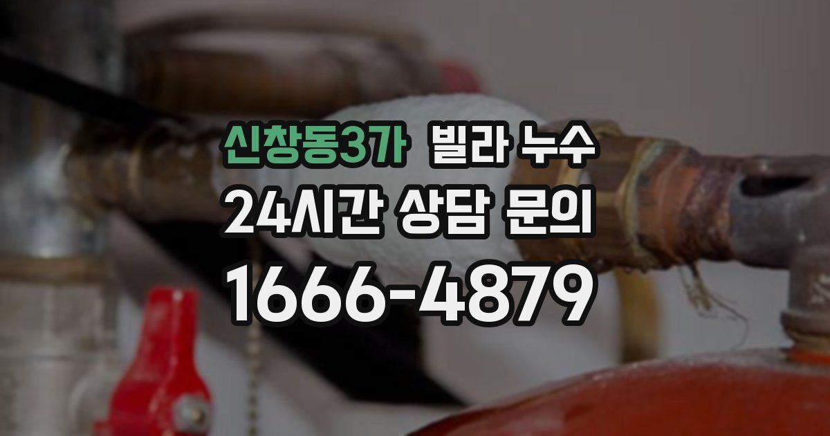 신창동3가 빌라 누수