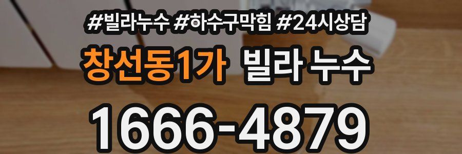 창선동1가 빌라 누수