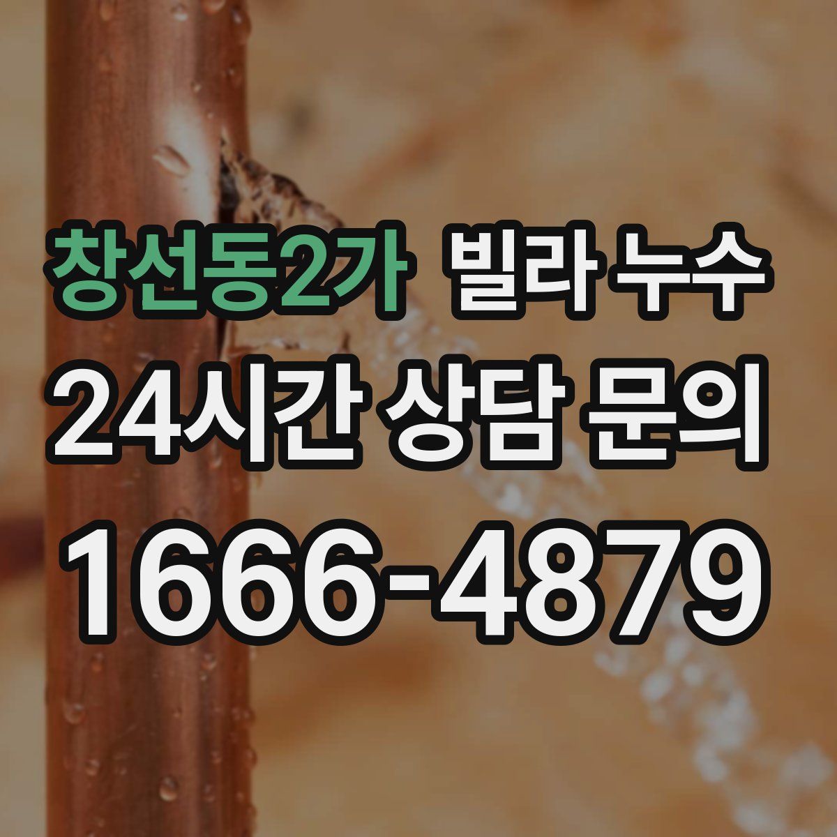 창선동2가 빌라 누수