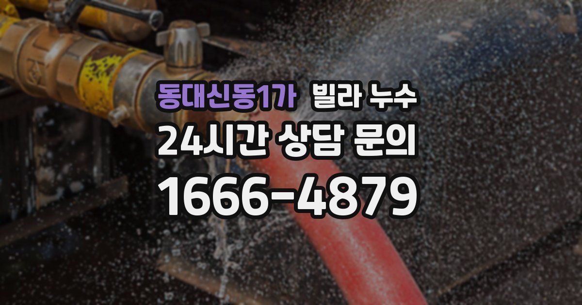 동대신동1가 빌라 누수