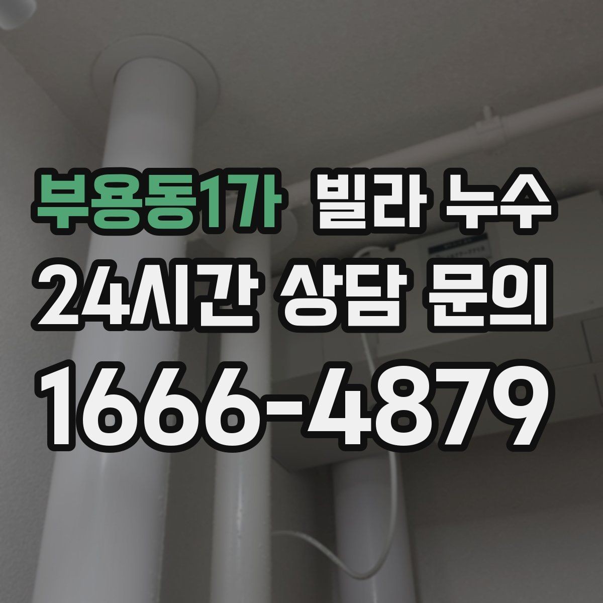 부용동1가 빌라 누수 계단실 주변이 젖을 때 확인해야 할 것