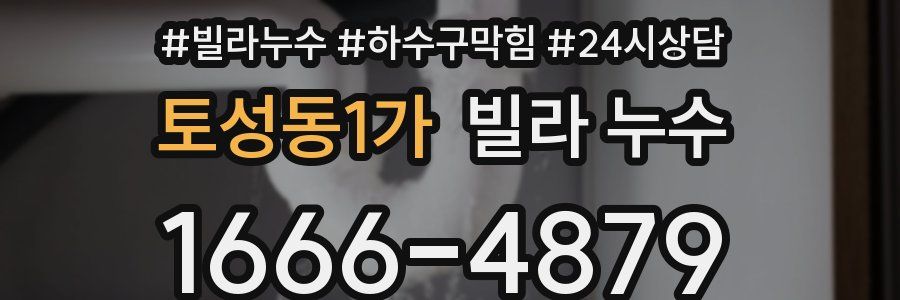 토성동1가 빌라 누수