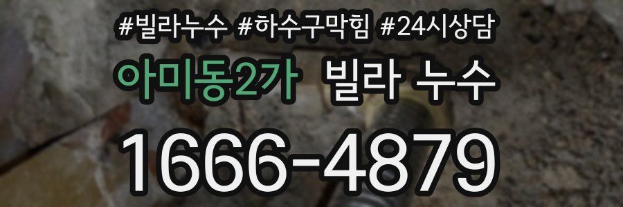 아미동2가 빌라 누수