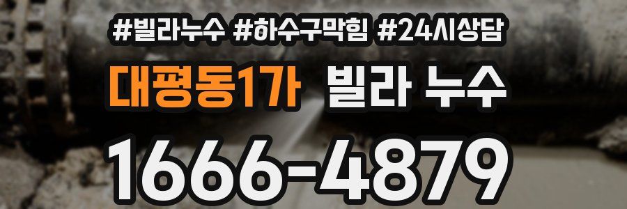 대평동1가 빌라 누수
