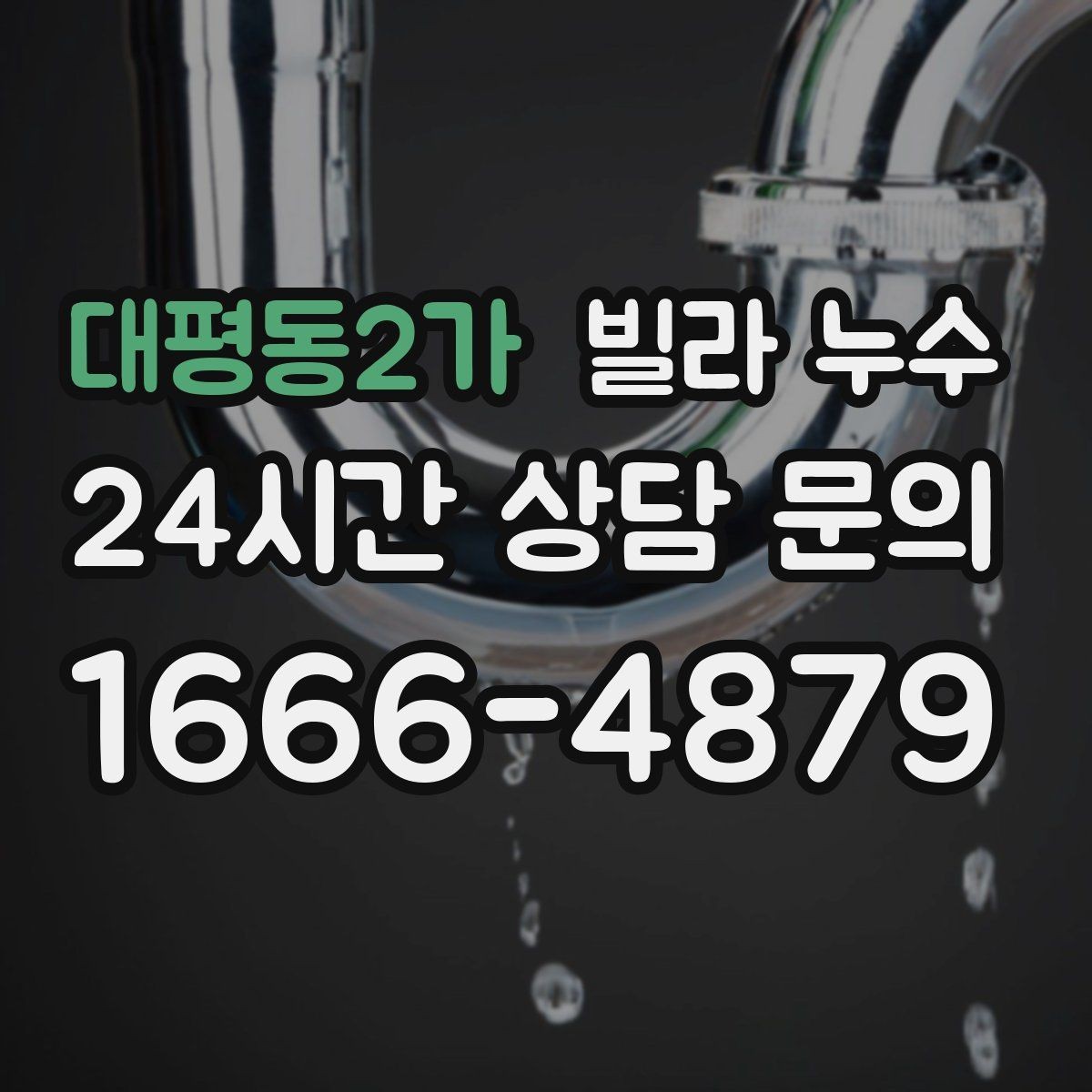 대평동2가 빌라 누수 공동 배관 문제일 때 증상이 나타나는 방식