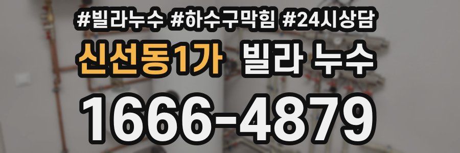 신선동1가 빌라 누수