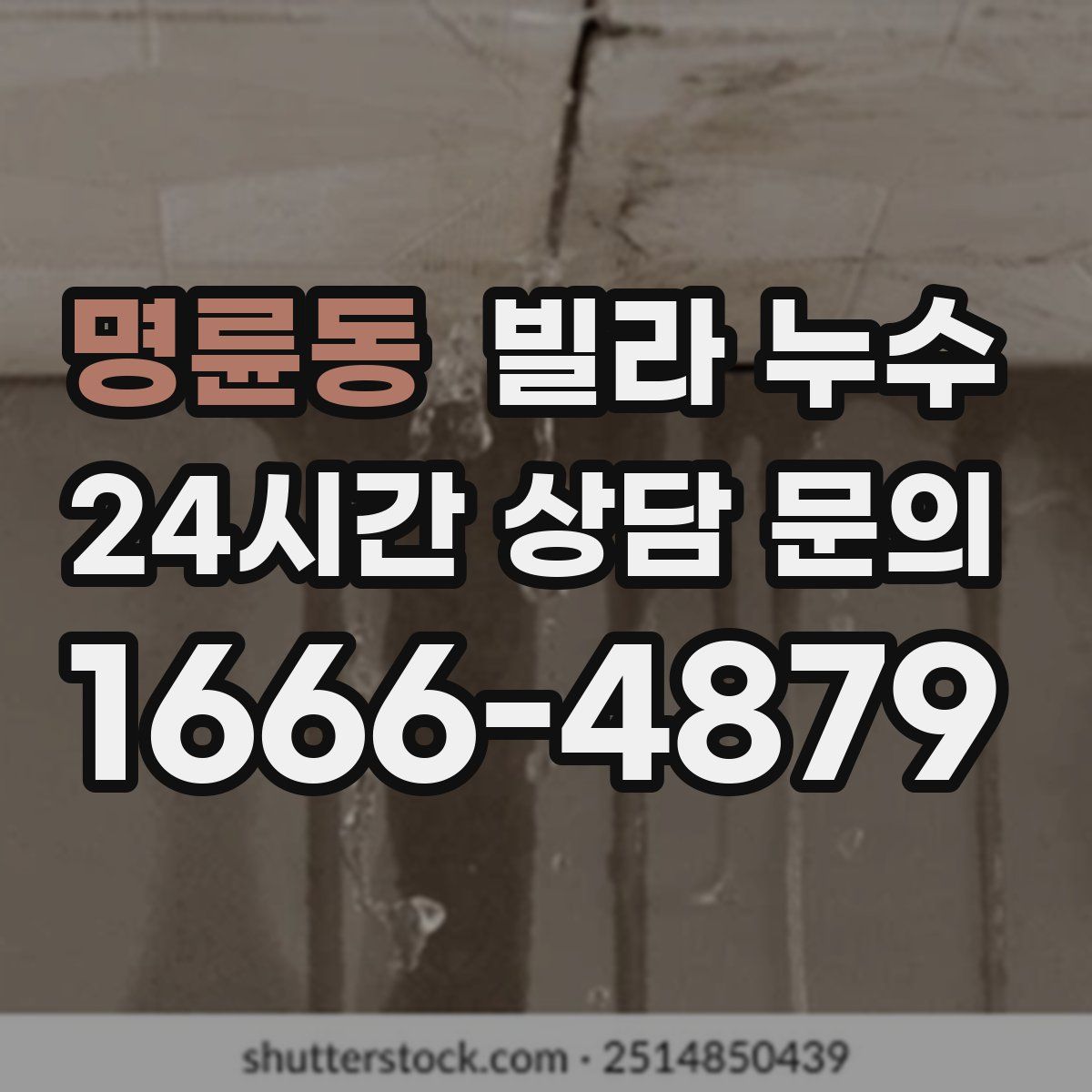 명륜동 빌라 누수