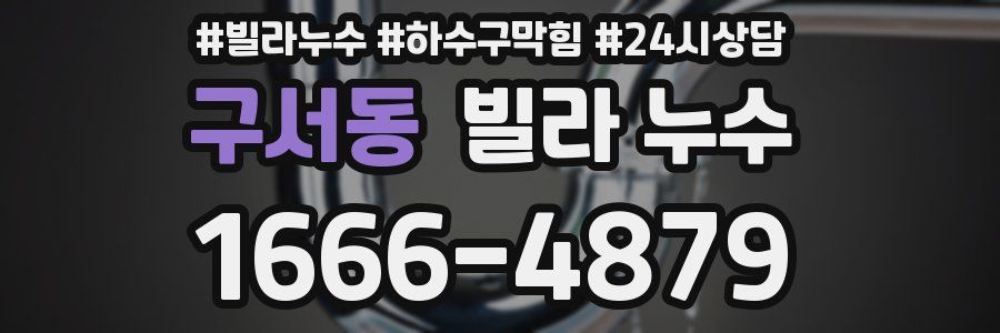 구서동 빌라 누수