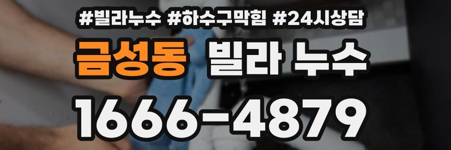 금성동 빌라 누수