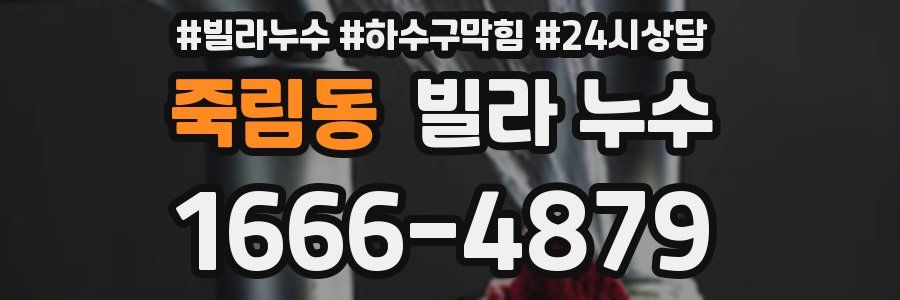 죽림동 빌라 누수