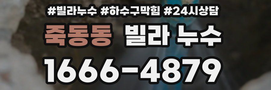 죽동동 빌라 누수