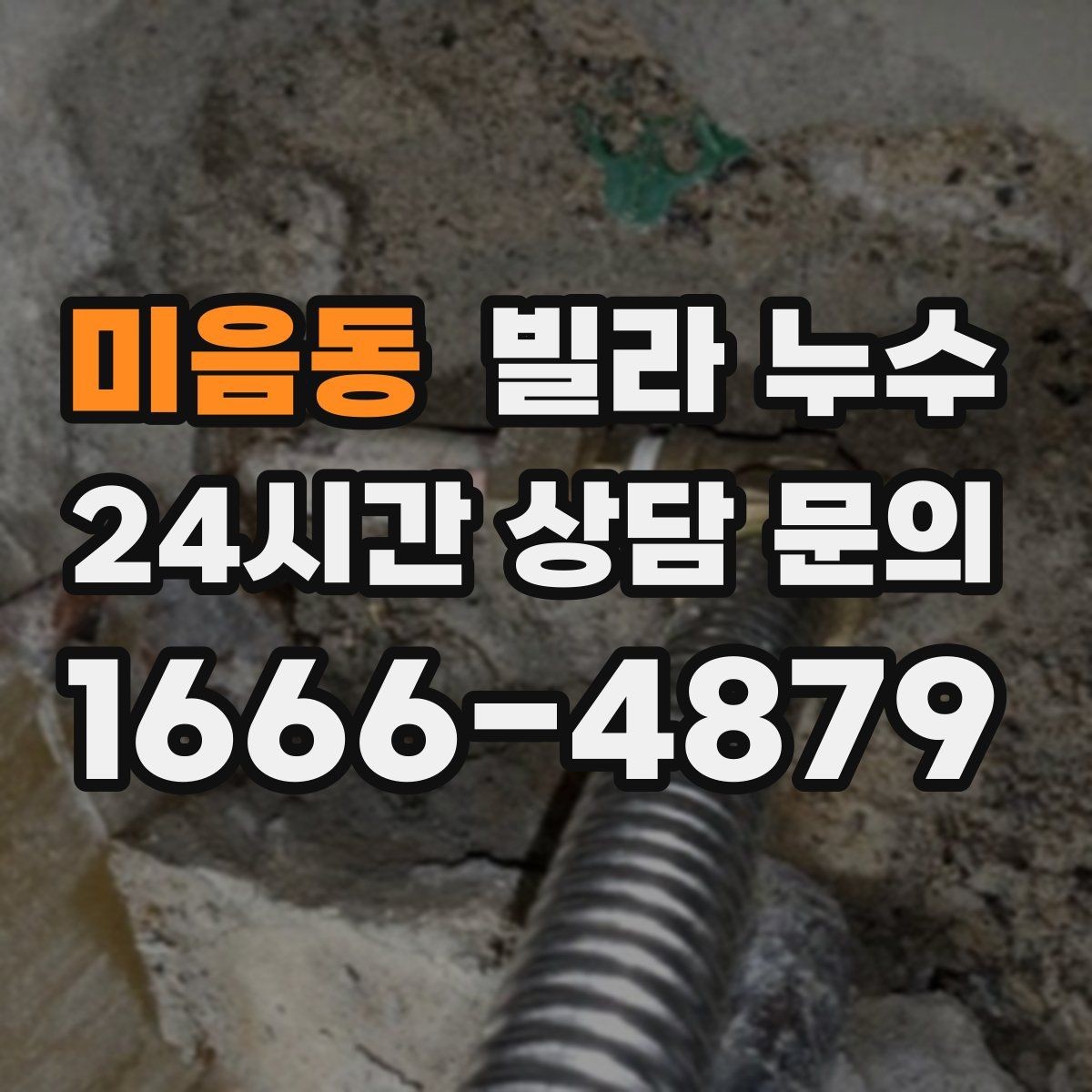 미음동 빌라 누수 벽 모서리 검은 점이 늘면 누수도 의심