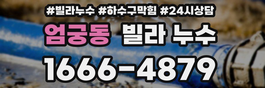 엄궁동 빌라 누수