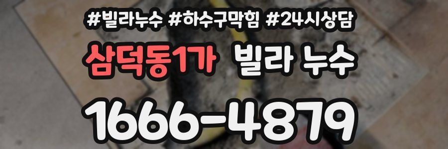 삼덕동1가 빌라 누수