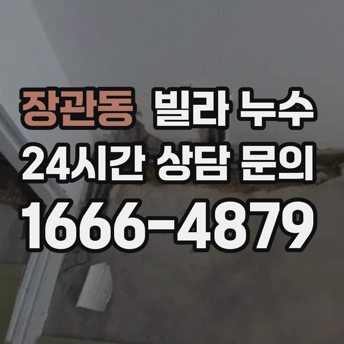 장관동 빌라 누수