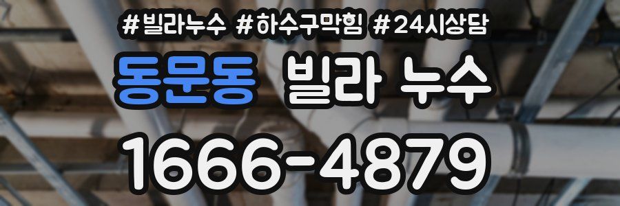 동문동 빌라 누수