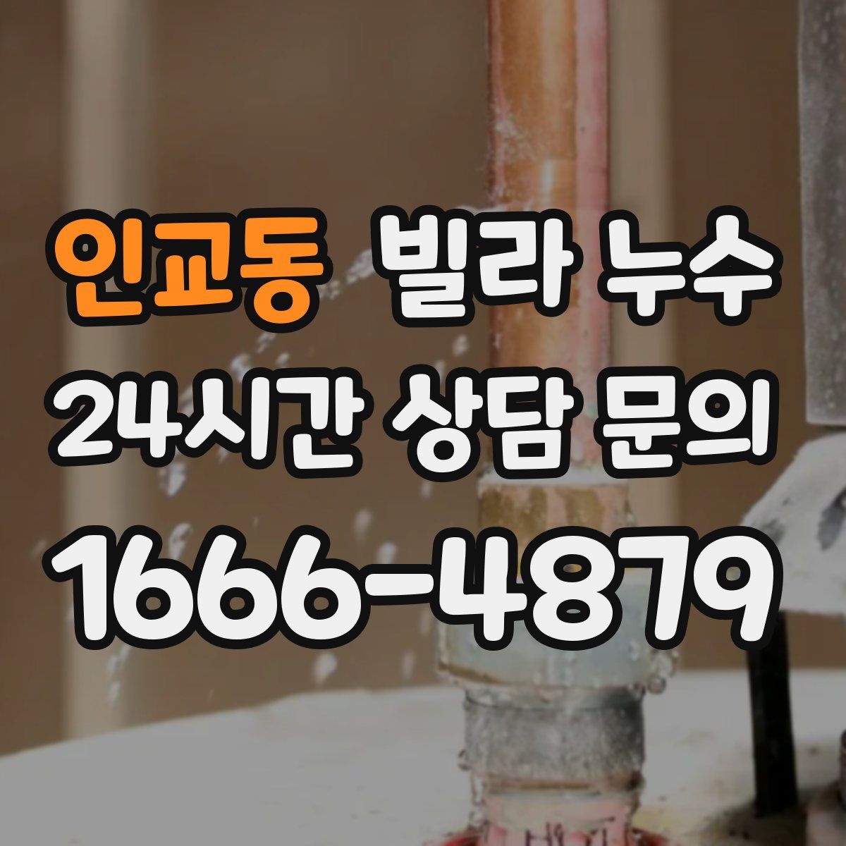 인교동 빌라 누수