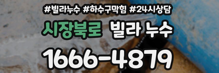 시장북로 빌라 누수