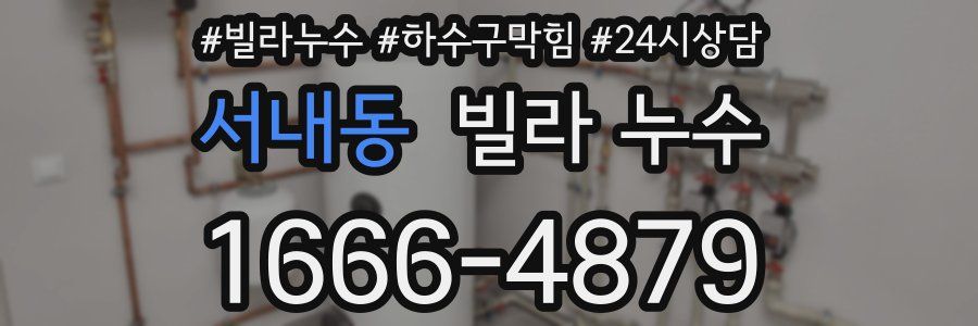 서내동 빌라 누수