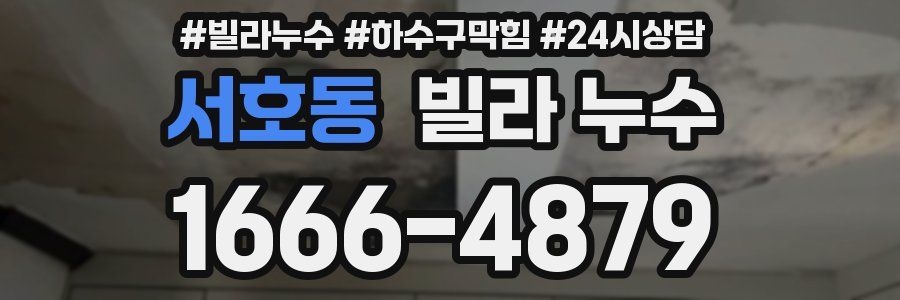 서호동 빌라 누수