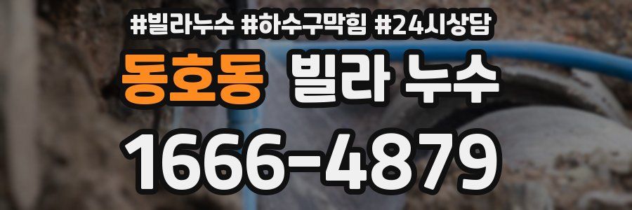동호동 빌라 누수