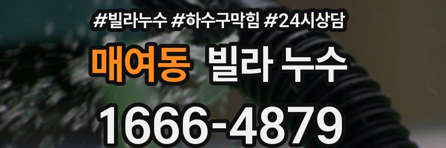 매여동 빌라 누수