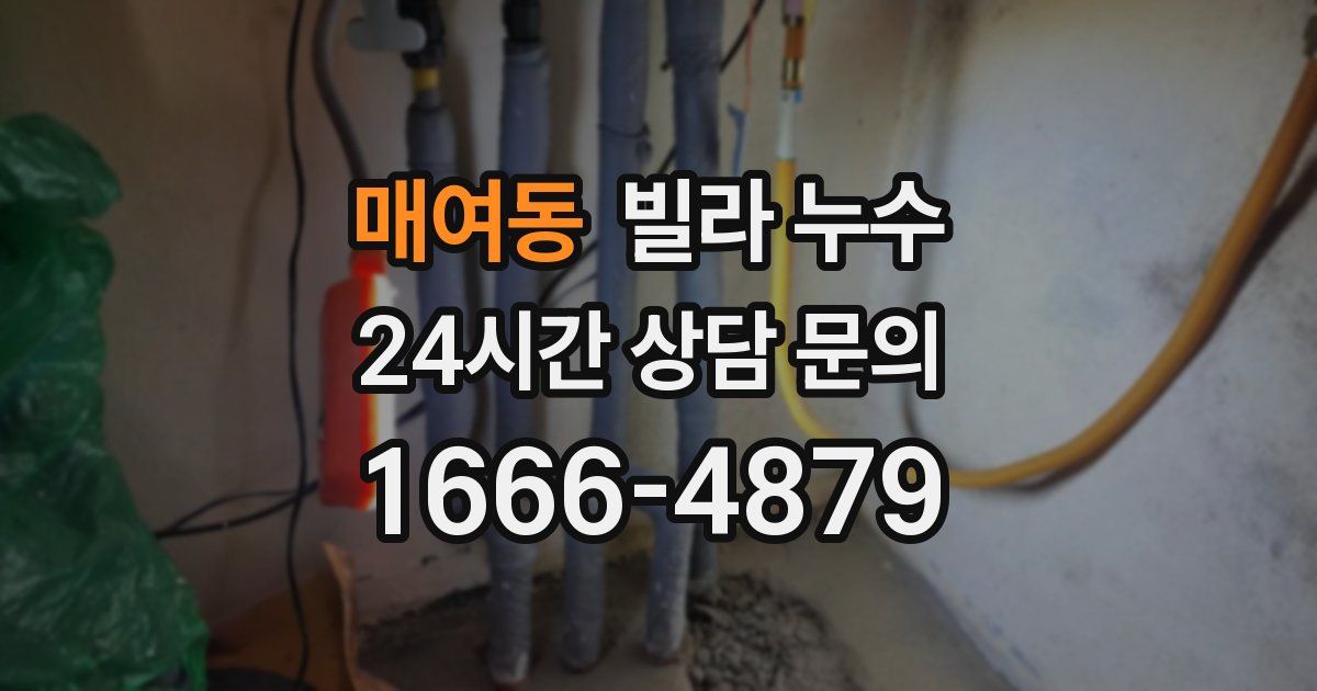 매여동 빌라 누수