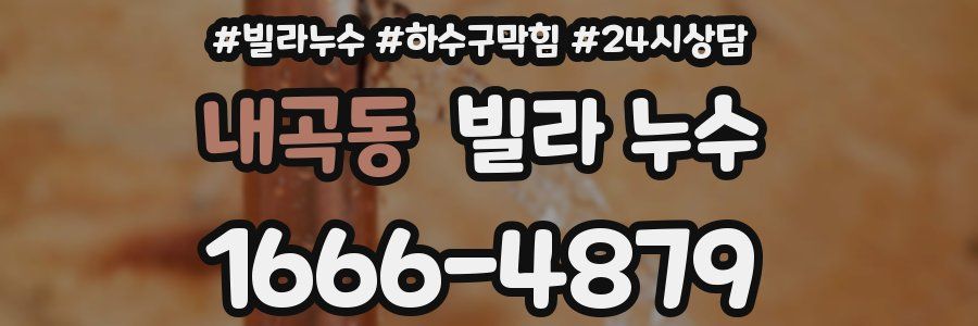 내곡동 빌라 누수