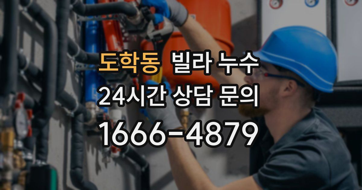 도학동 빌라 누수