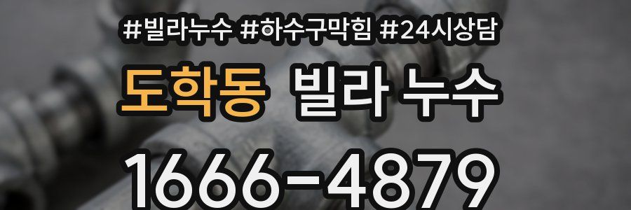 도학동 빌라 누수