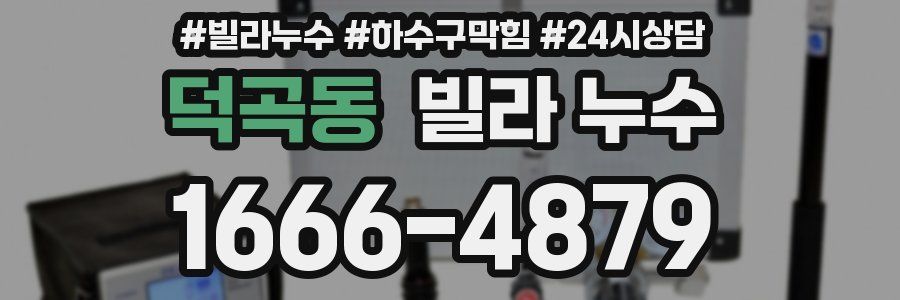 덕곡동 빌라 누수