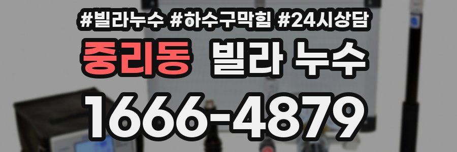 중리동 빌라 누수