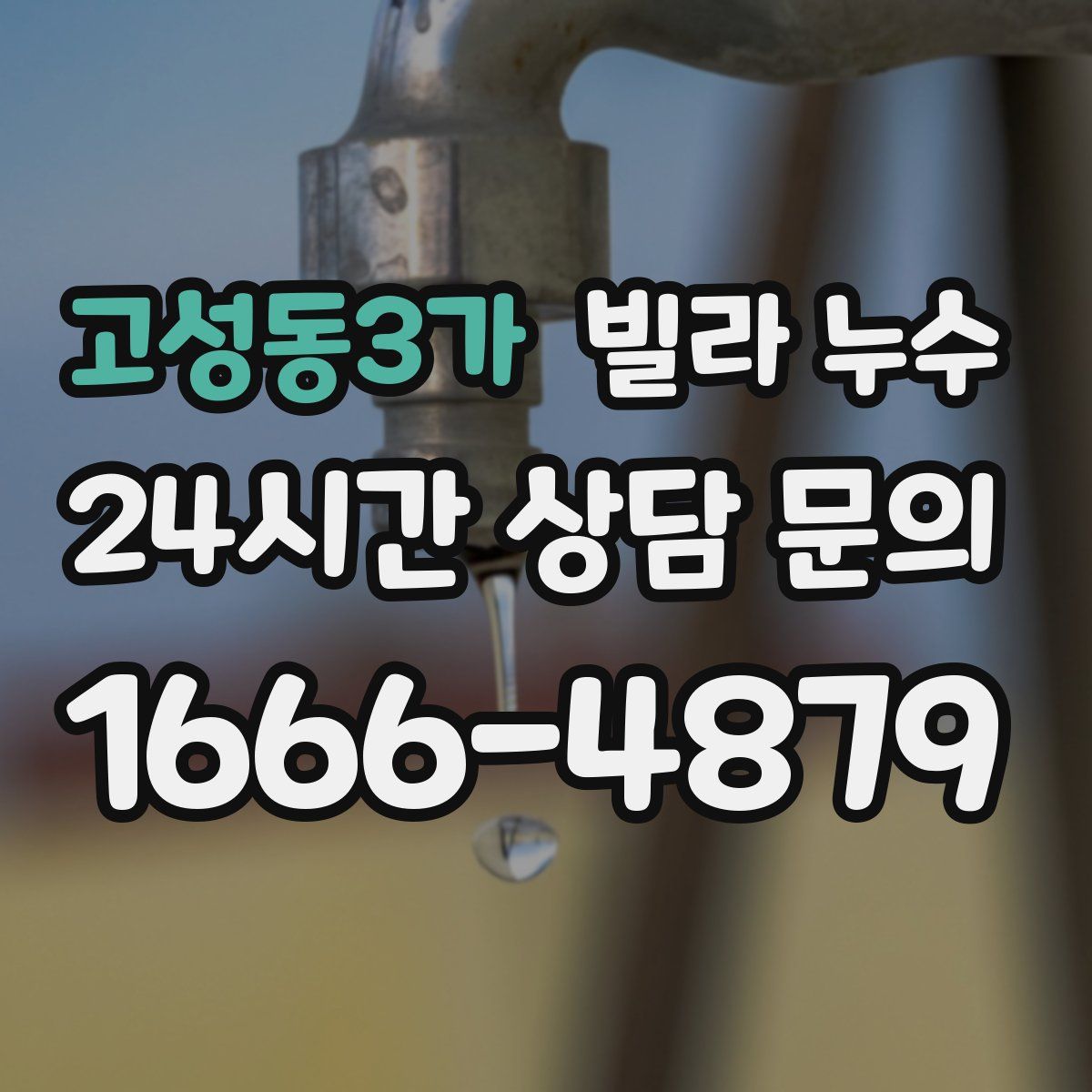 고성동3가 빌라 누수