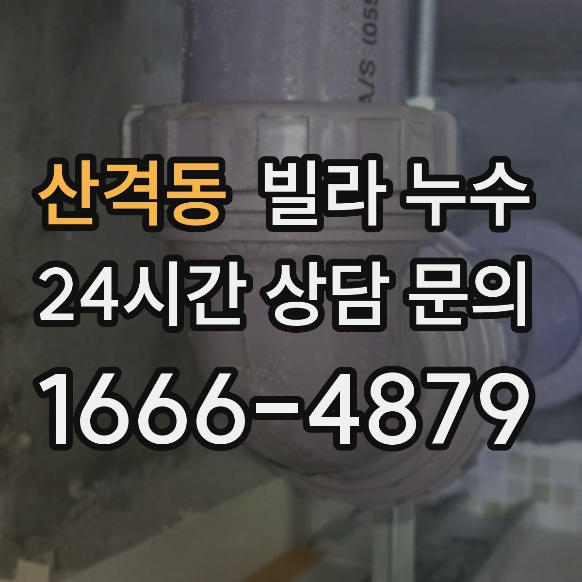 산격동 빌라 누수 세탁기 주변 물고임이 반복된다면