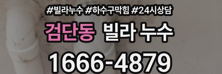 검단동 빌라 누수