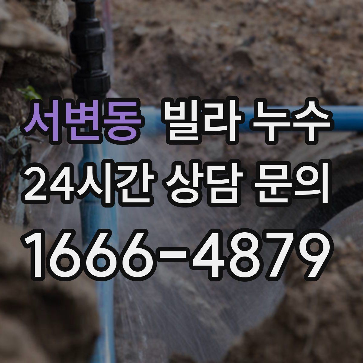 서변동 빌라 누수 환기해도 마르지 않는 벽은 왜 그럴까