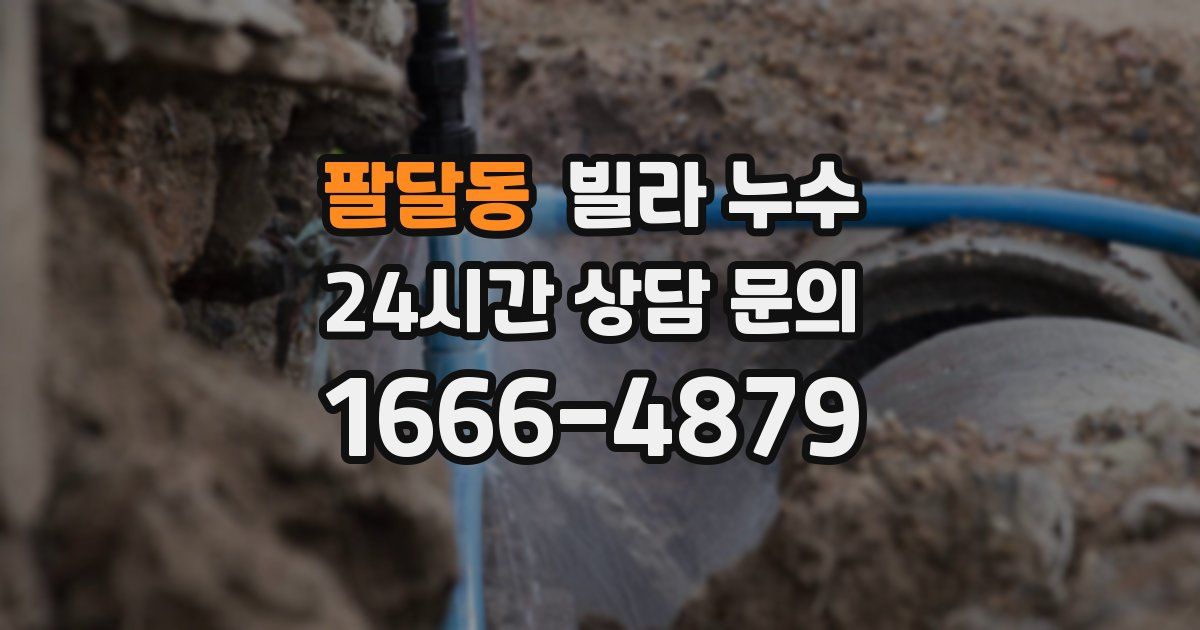 팔달동 빌라 누수
