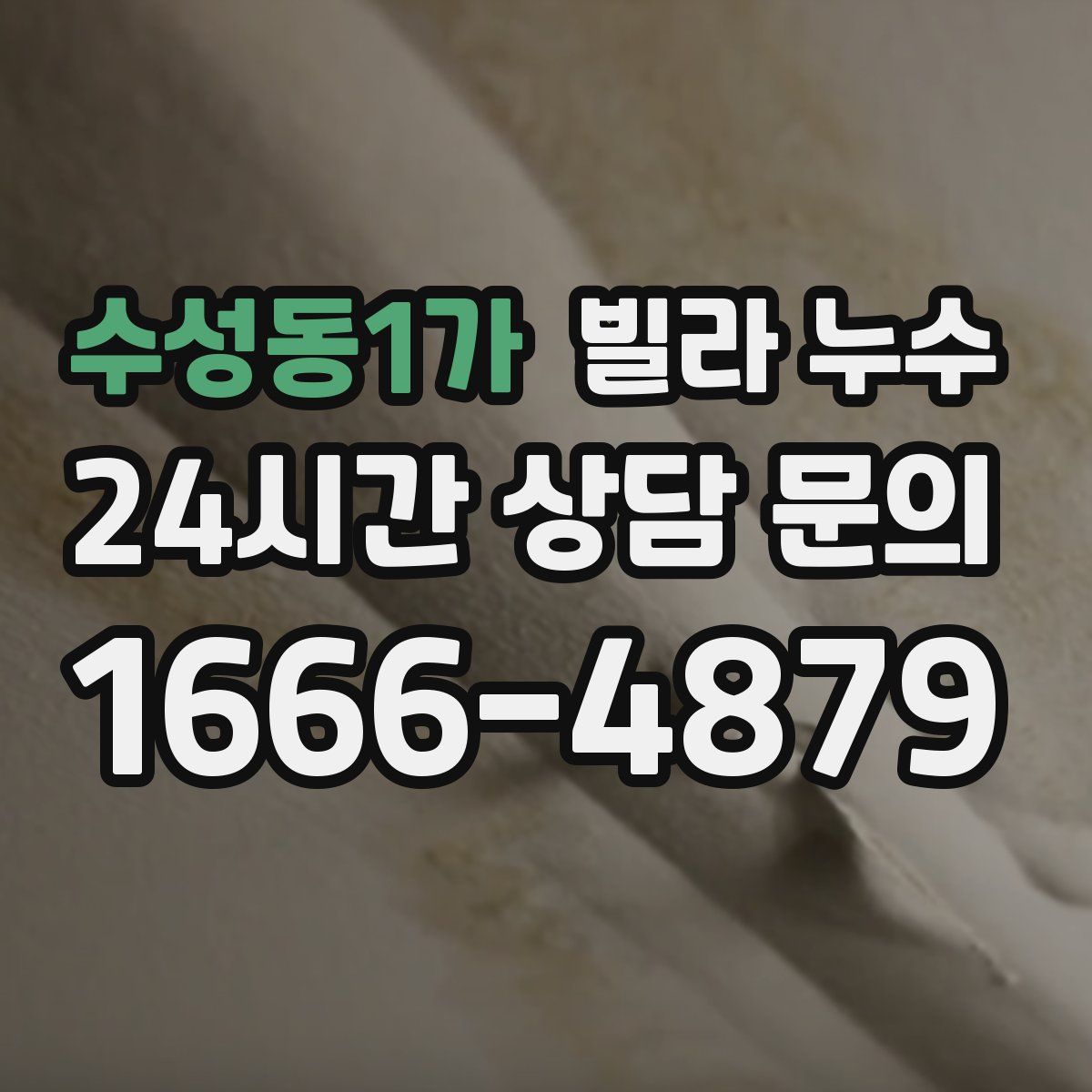 수성동1가 빌라 누수