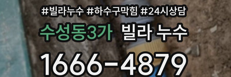 수성동3가 빌라 누수