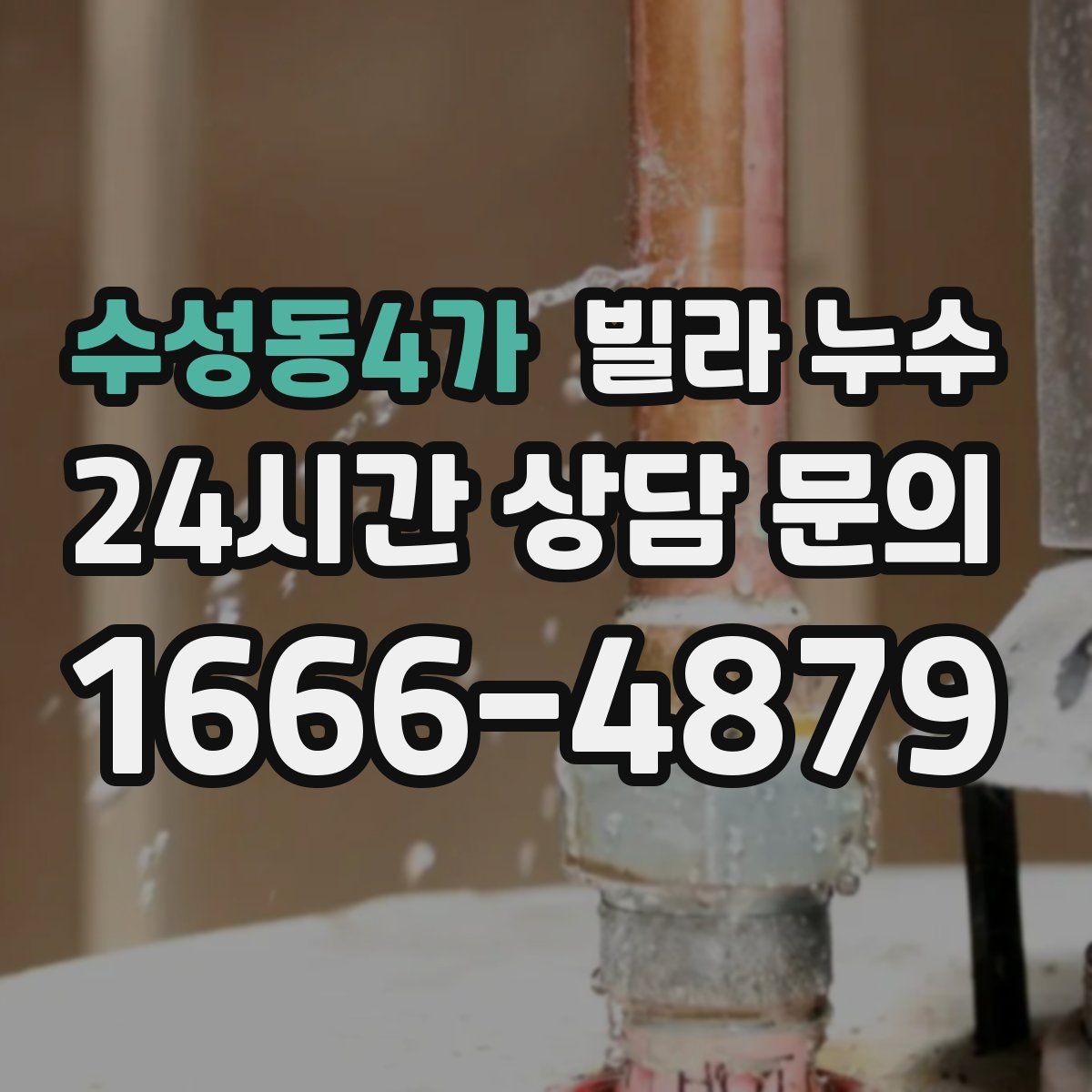 수성동4가 빌라 누수