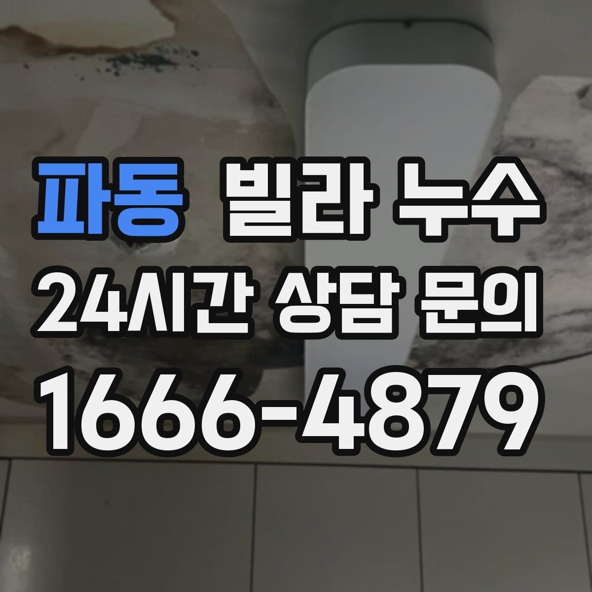 파동 빌라 누수 전등 주변이 젖으면 전기 안전부터 확인