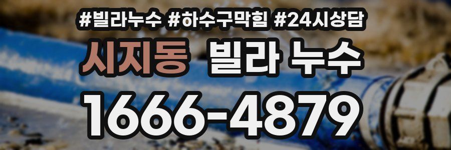 시지동 빌라 누수