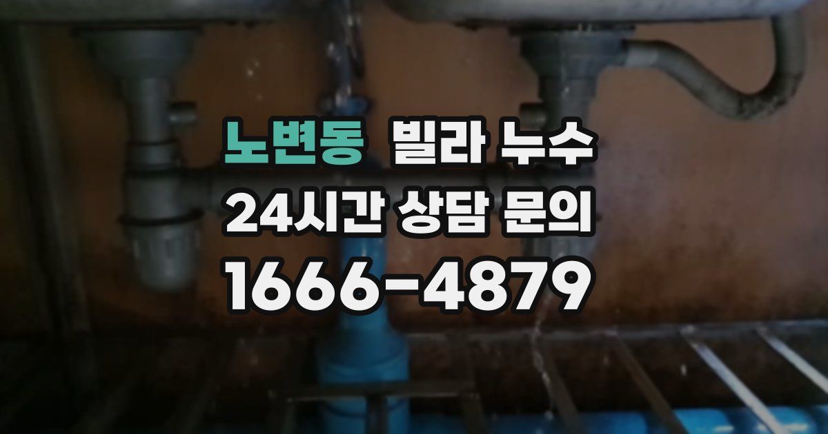 노변동 빌라 누수