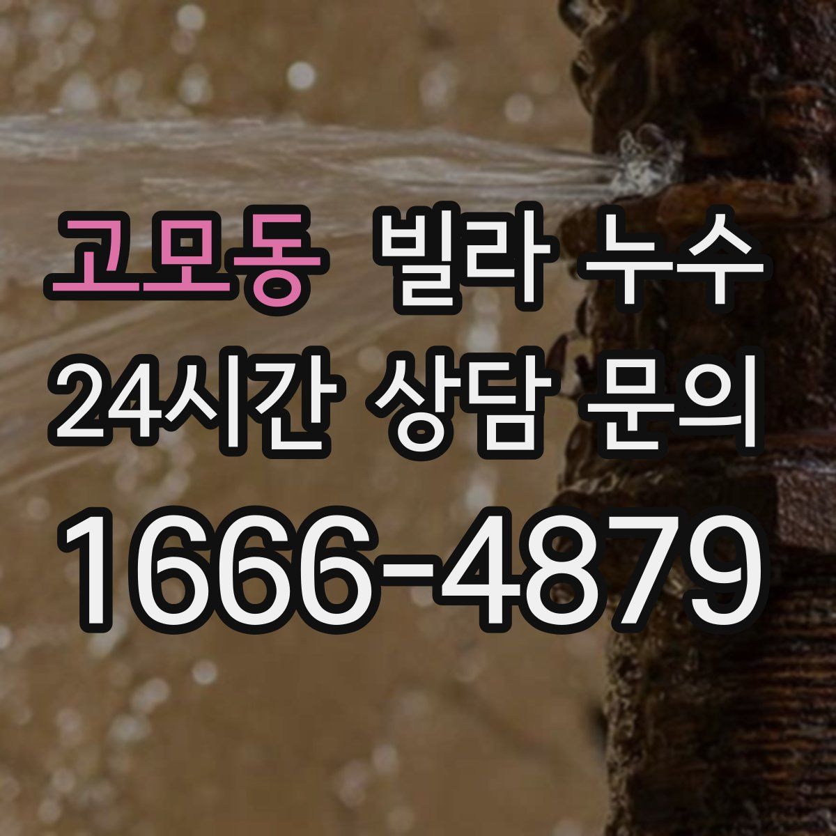 고모동 빌라 누수