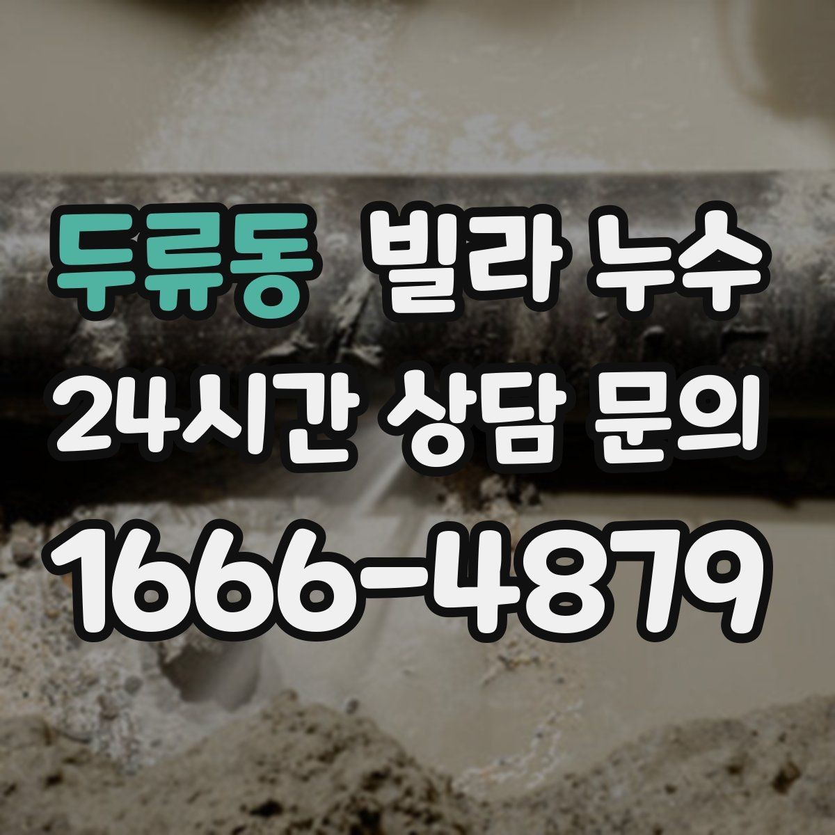 두류동 빌라 누수 벽 모서리 검은 점이 늘면 누수도 의심