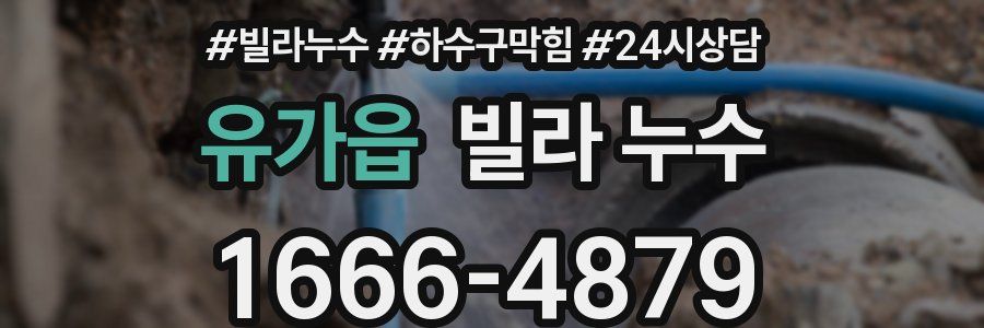 유가읍 빌라 누수