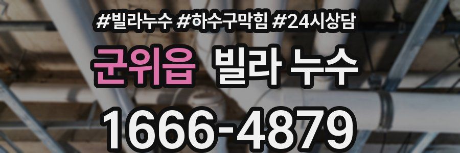 군위읍 빌라 누수