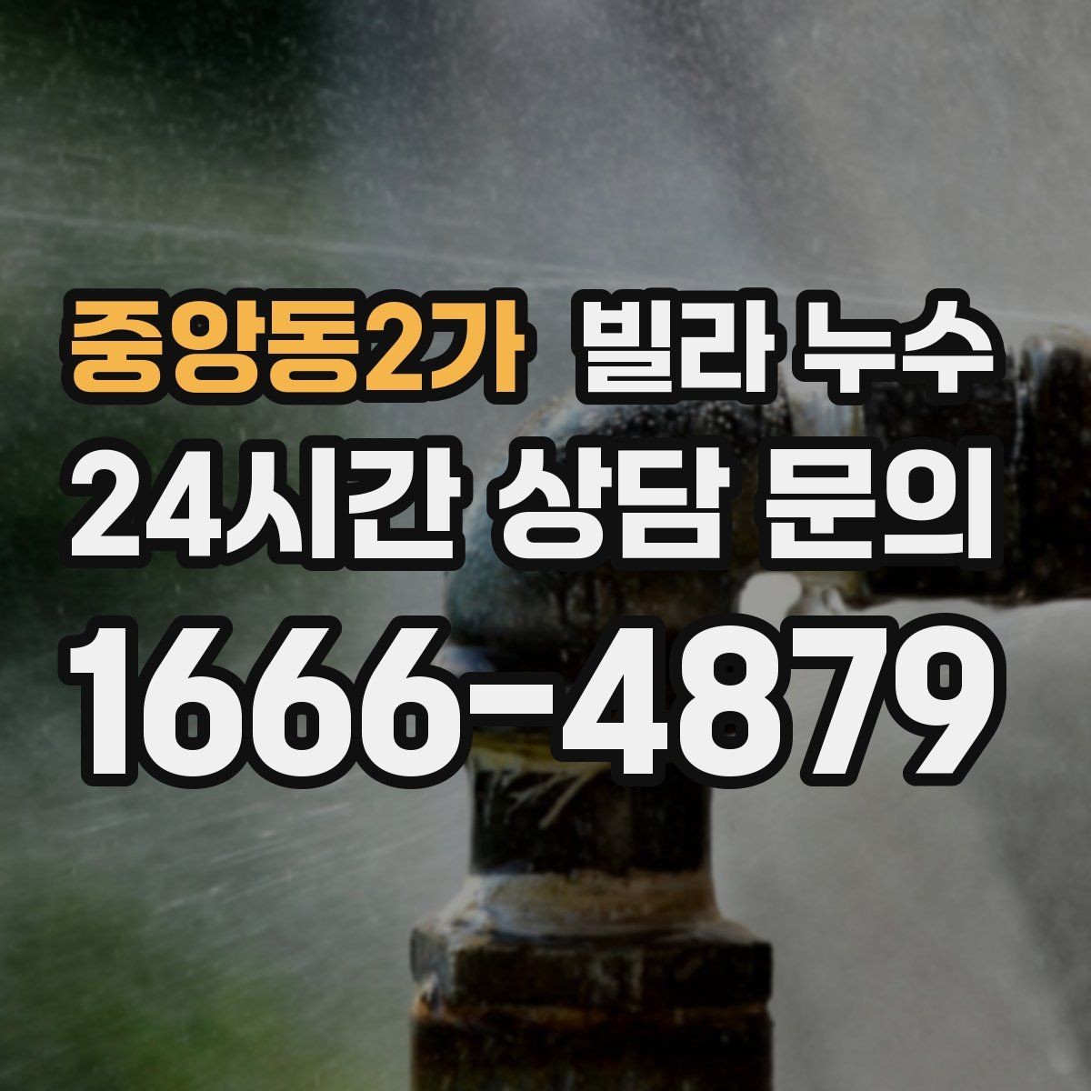 중앙동2가 빌라 누수 누수 해결 후 건조가 중요한 이유