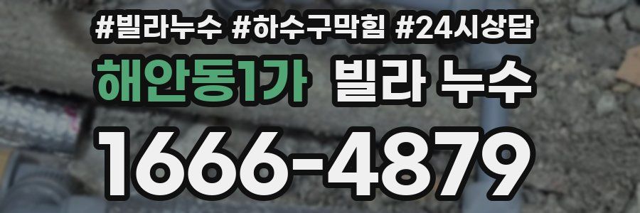 해안동1가 빌라 누수