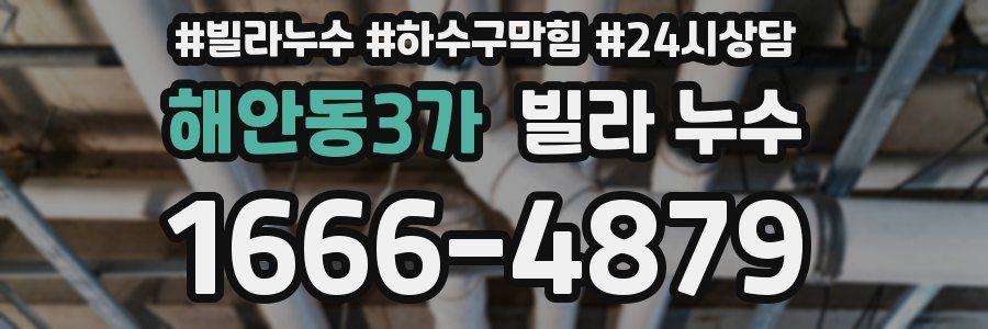 해안동3가 빌라 누수